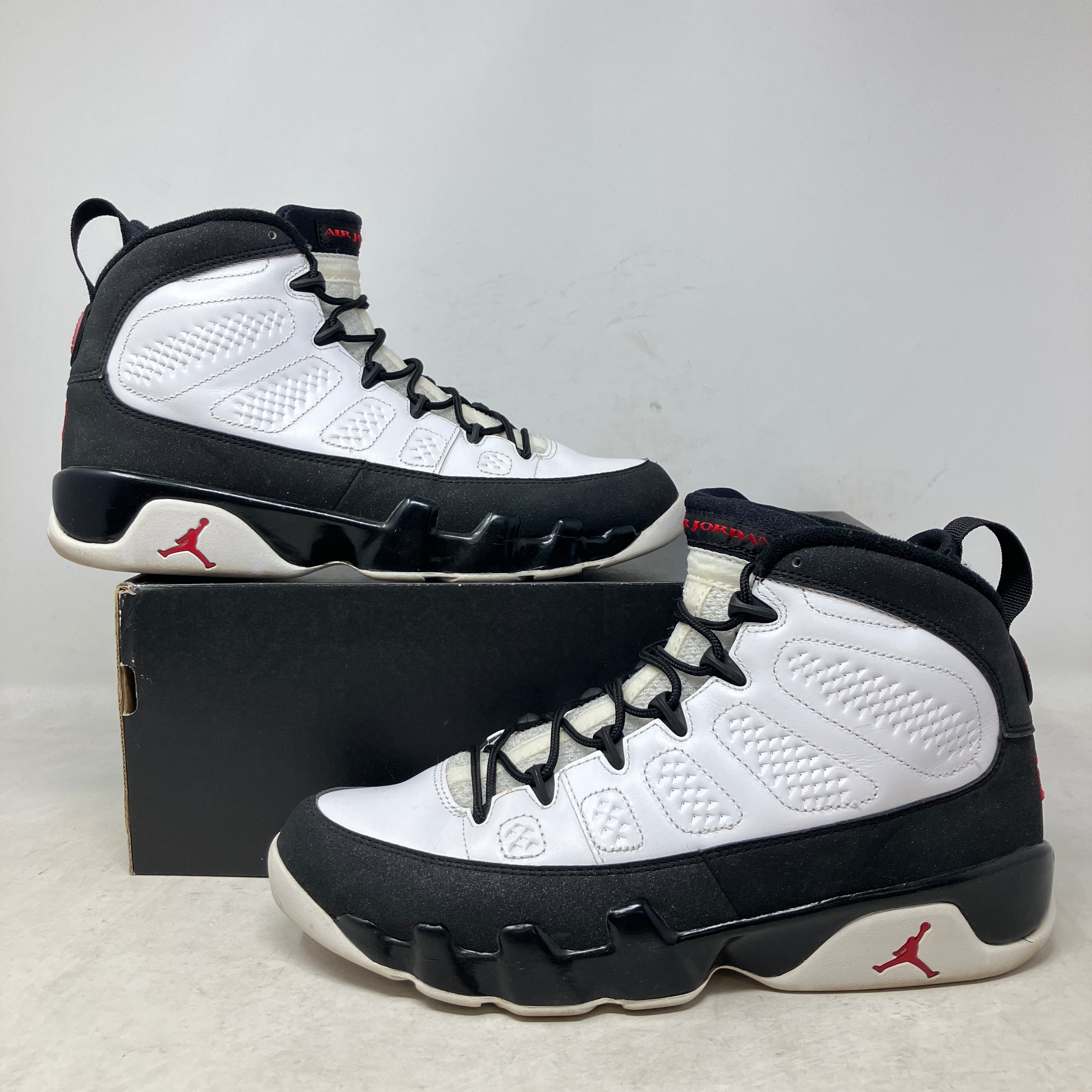 Jordan 9 Retro White Black Red (2010)