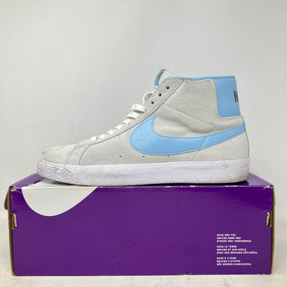 Nike SB Blazer Mid Soft Grey Baby Blue