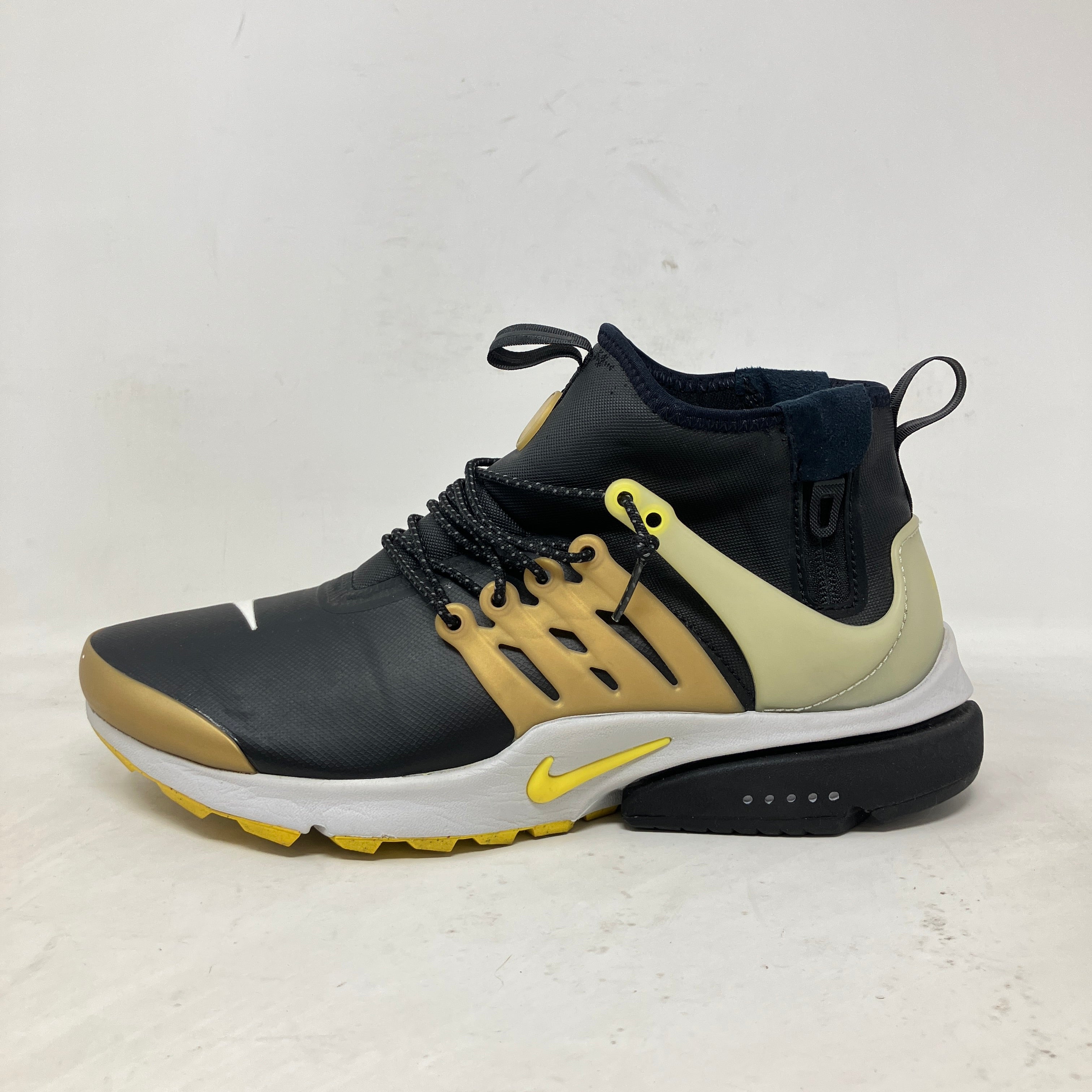 Nike Air Presto Mid Utility Black Yellow Streak