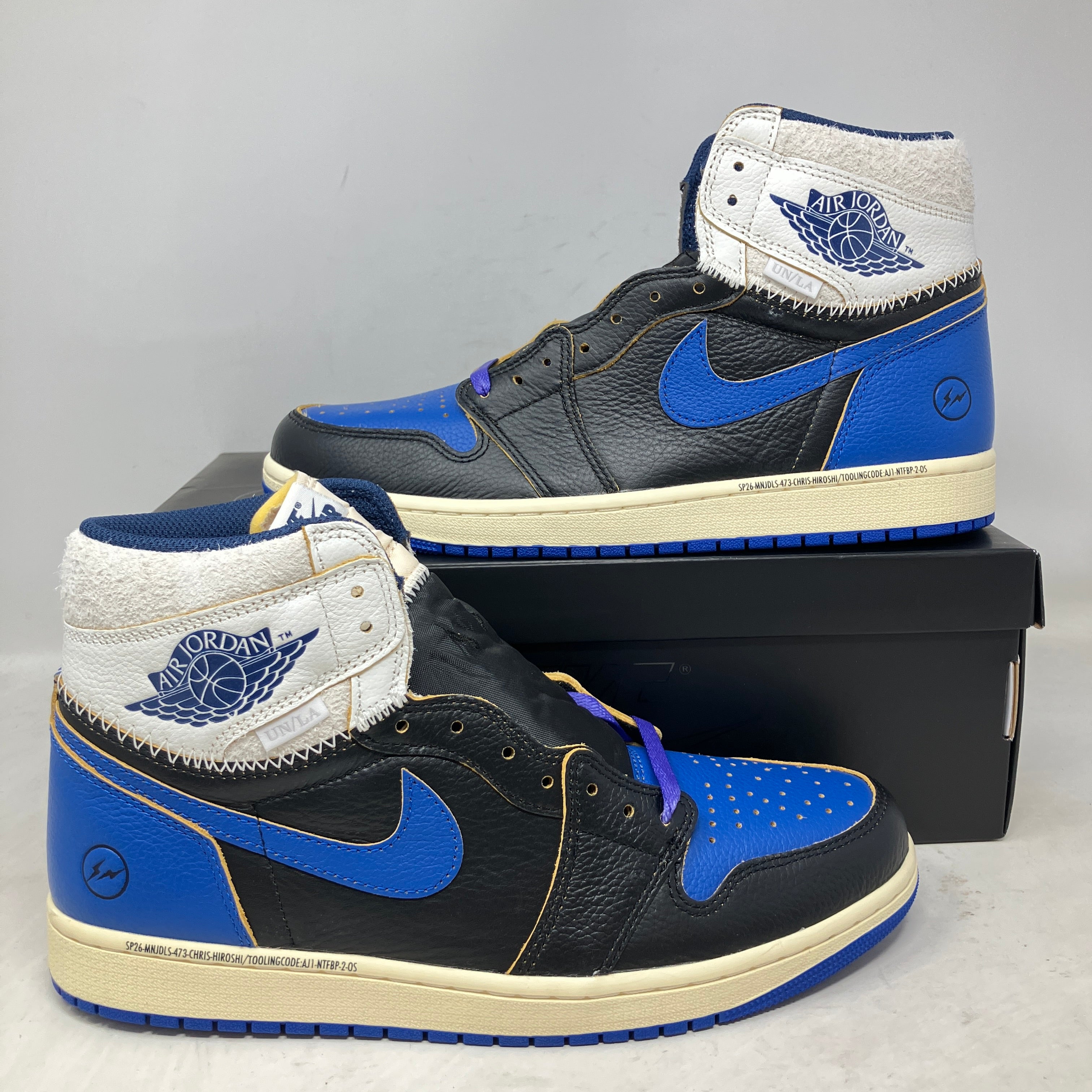 Jordan 1 Retro High OG SP Fragment x Union LA Sport Royal