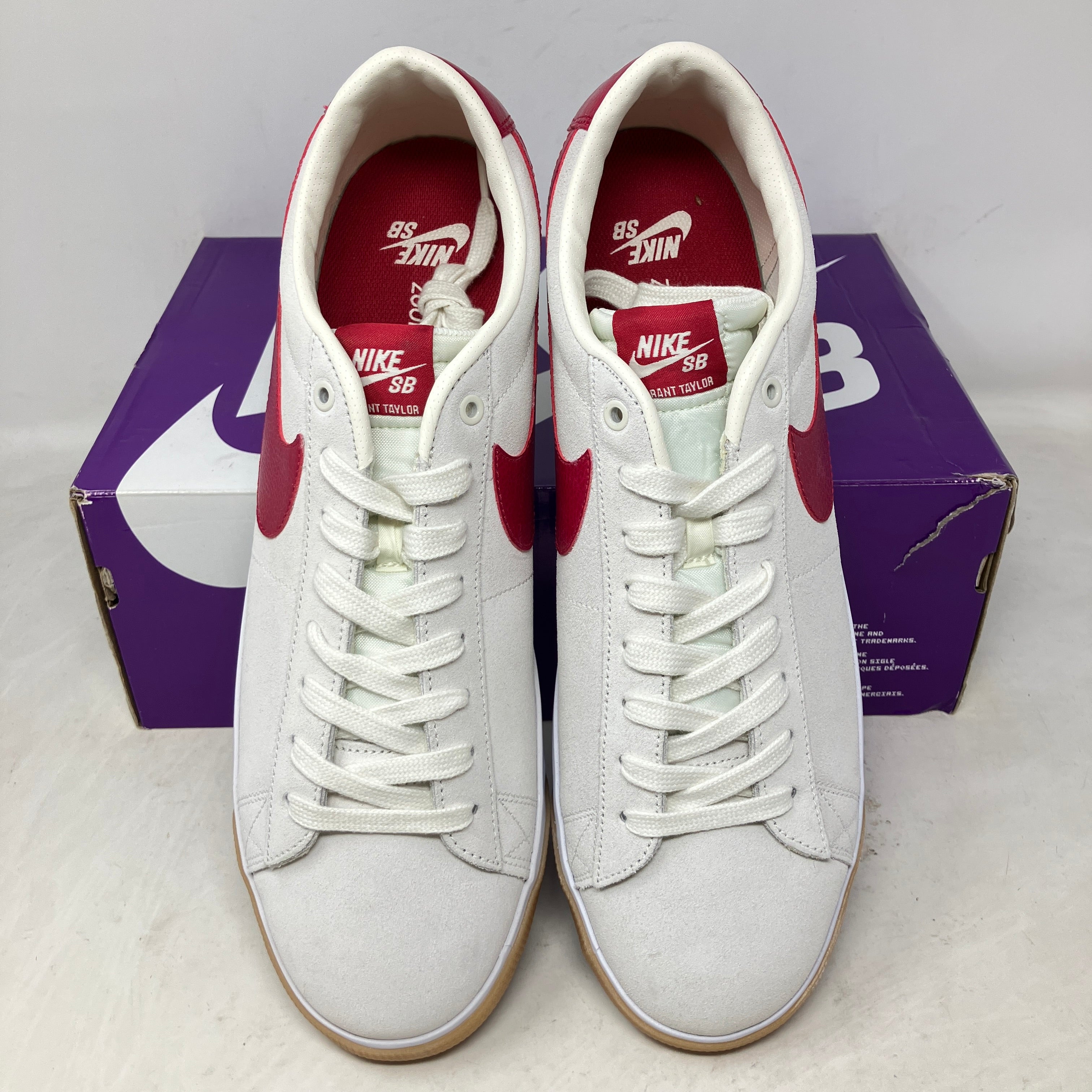 Nike SB Blazer Low GT Sail Cardinal Red