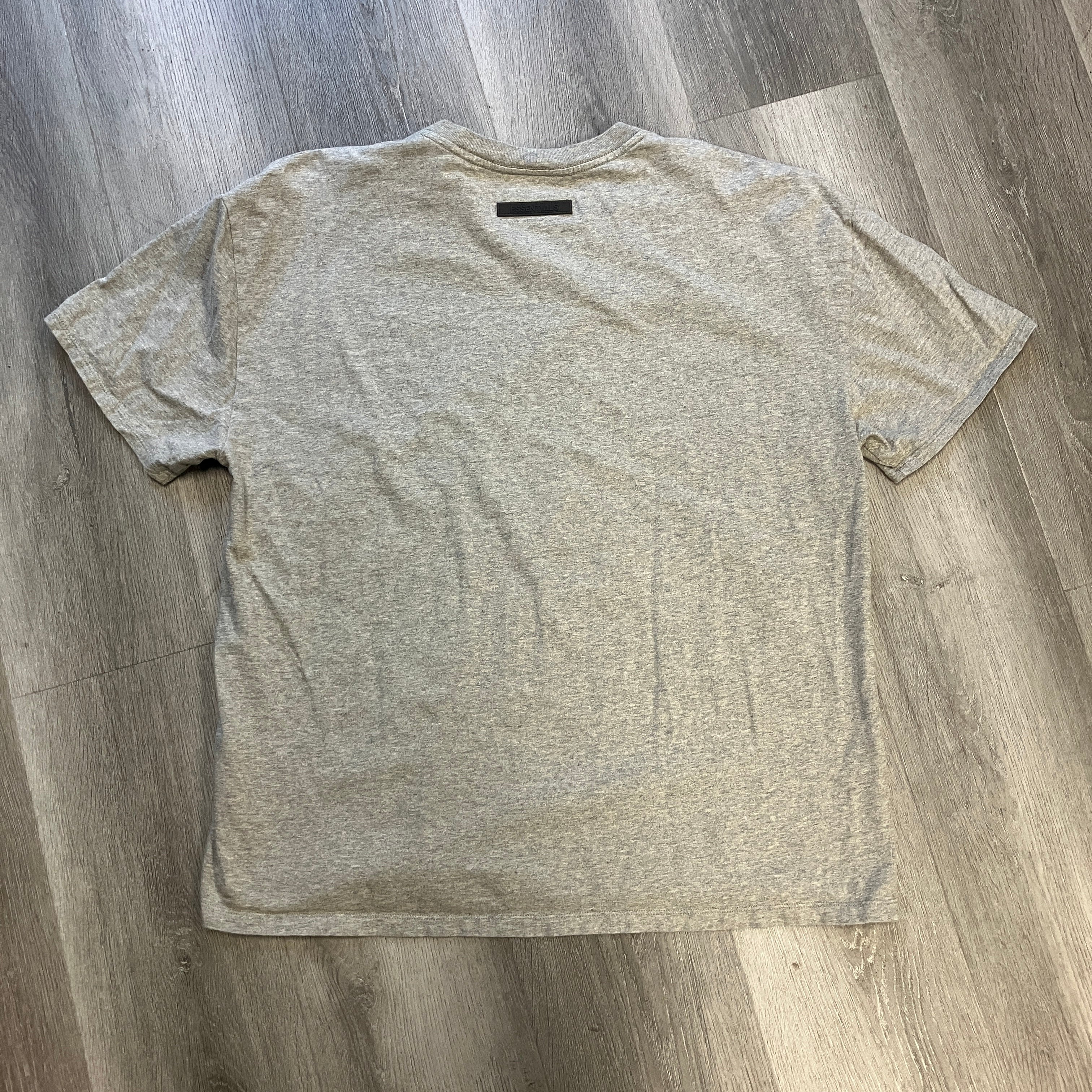Fear of God Essentials Short Sleeve Tee Dark Heather Oatmeal
